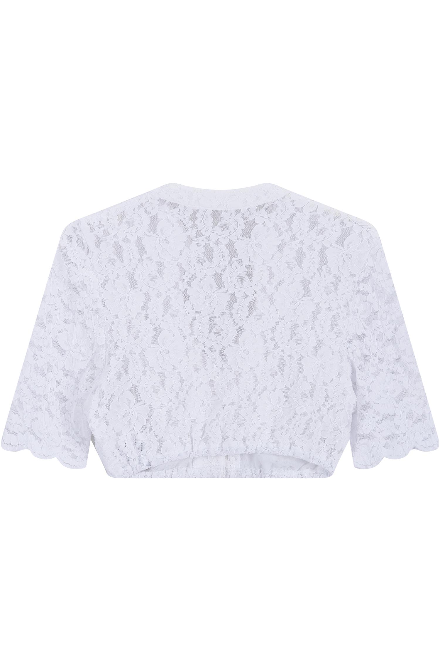 Dirndlbluse Anita von Waldorff in Weiß